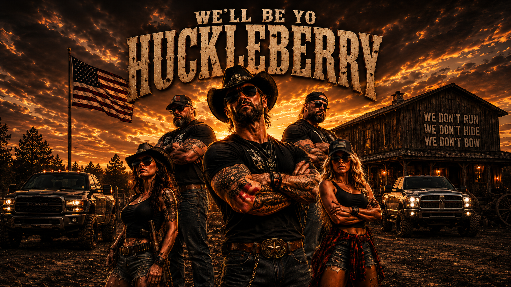 We'll Be Yo Huckleberry Cover